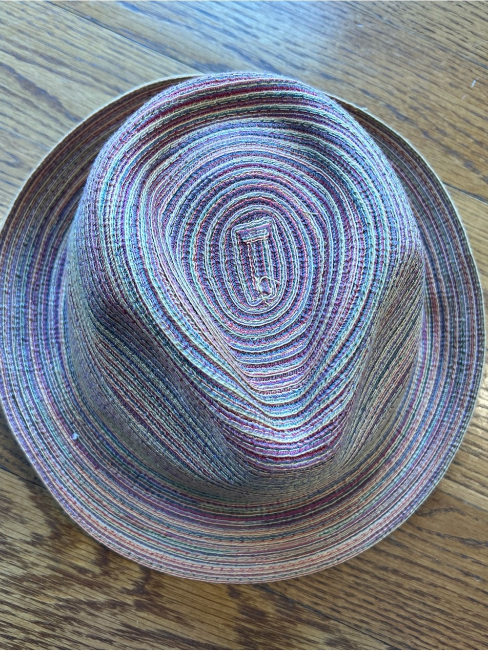 San Diego Hat Company Multicolor Striped Fedora Hat